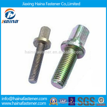 non-standard customize colour Zinc plated Gr5 carbon steel flange bolt